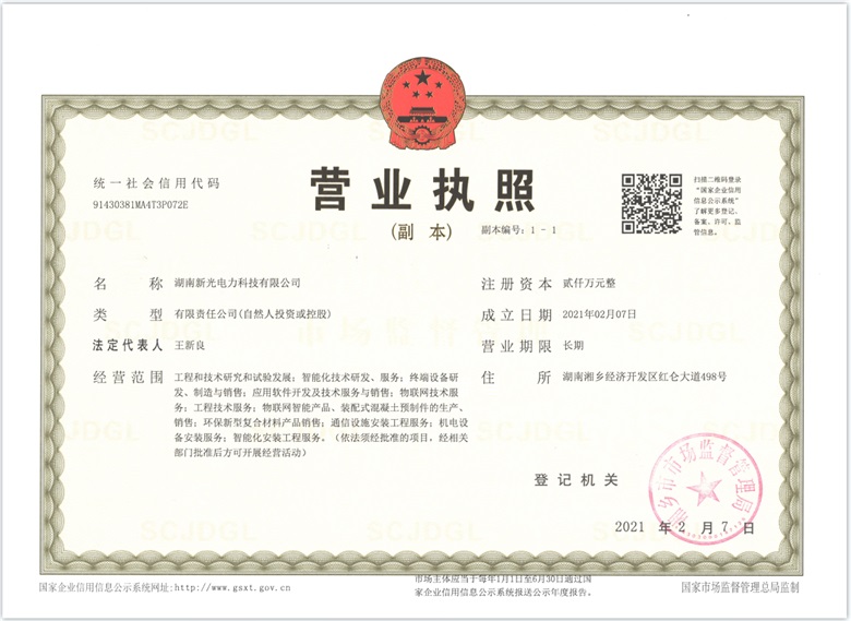 重磅！湖南新光電力科技有限公司成立！